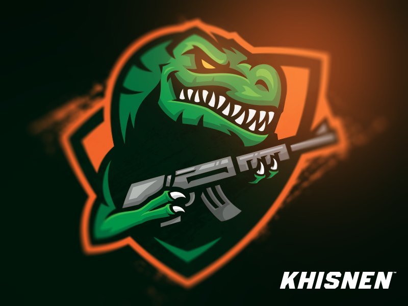 Reptilian by Khisnen Pauvaday - Dinosaur Logo