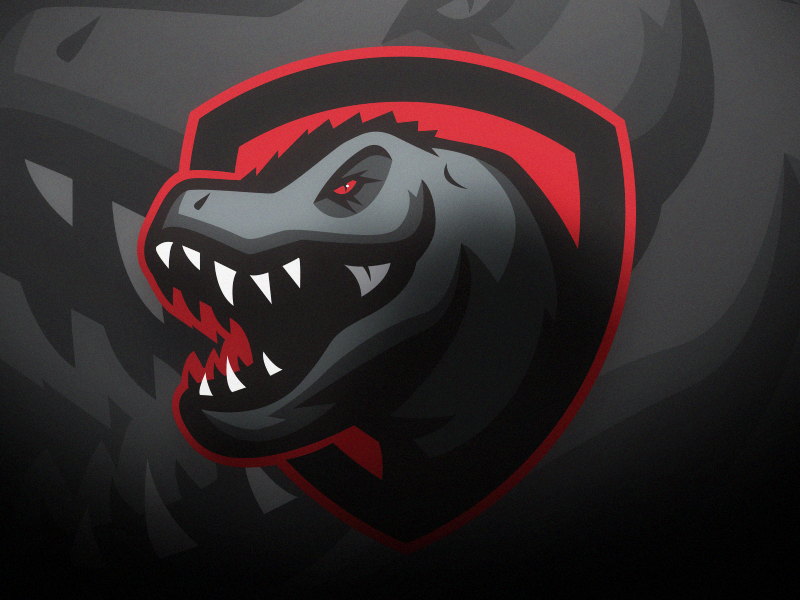 Rex Mascot Logo by Ania De Herrera - Dinosaur Logo