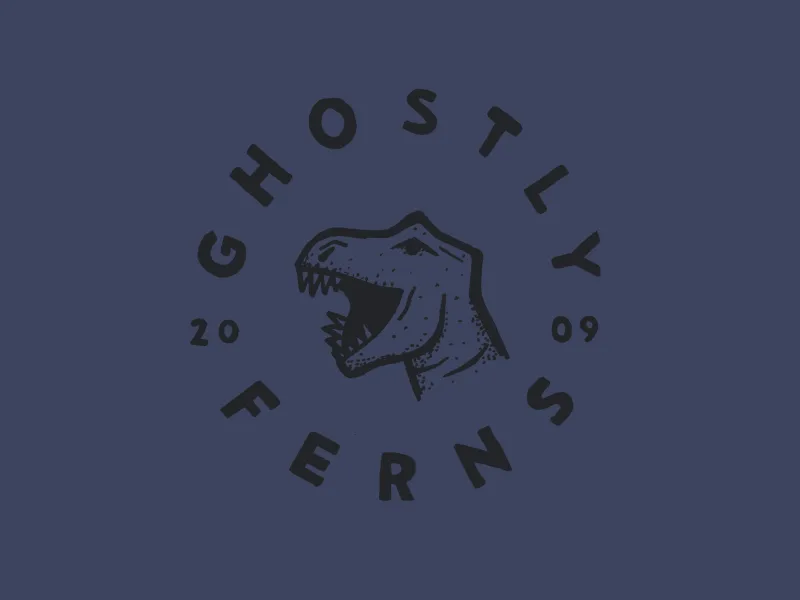 Tyrannosaurus by Laura Bohill - Dinosaur Logo