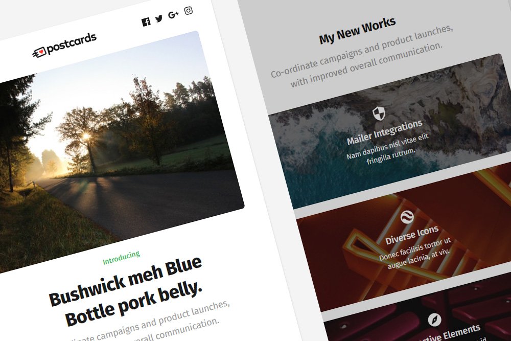 Free Email Template - HTML Portfolio Newsletter