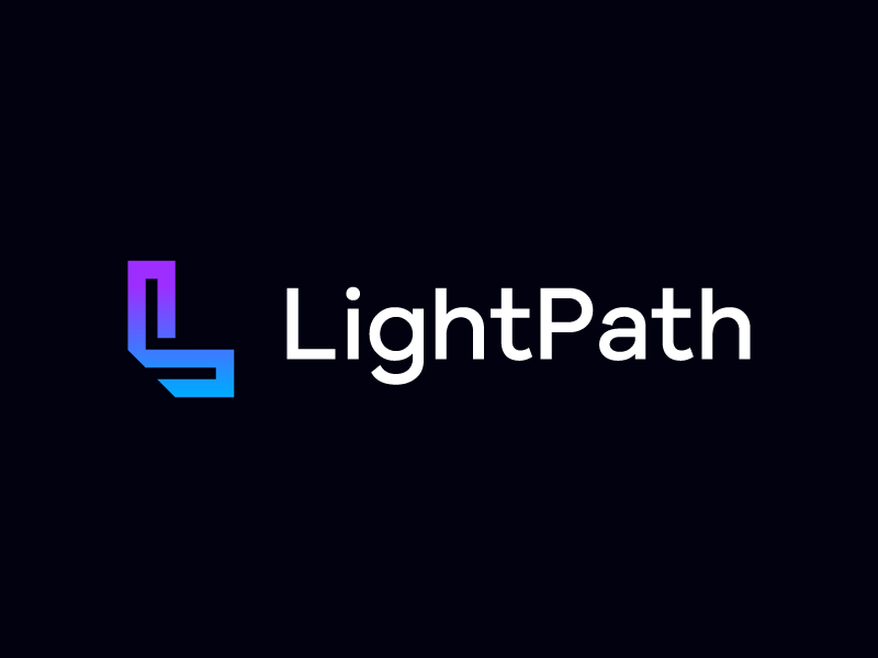 LightPath Monoline Logo