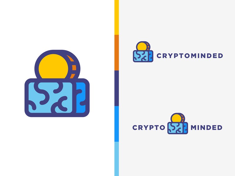 CryptomindedCryptominded Monoline Logo