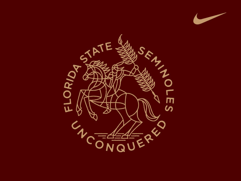 NIKE NCAA Football Monoline Logo