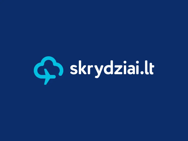 skrydziai.lt / logo design by Deividas Bielskis skrydziai Monoline Logo