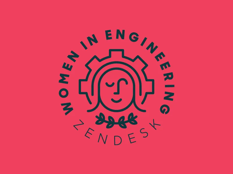 Women in Engineering at Zendesk by Sean Heisler Women in Engineering at Zendesk Monoline Logo