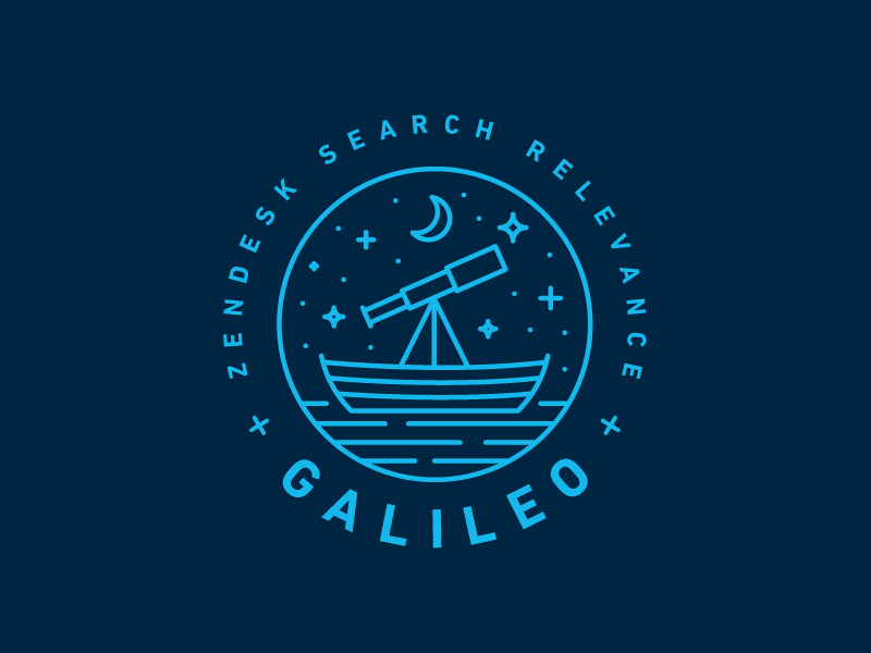 Zendesk Team Galileo Monoline Logo