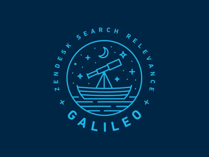 Zendesk Team Galileo by Sean Heisler Zendesk Team Galileo Monoline Logo