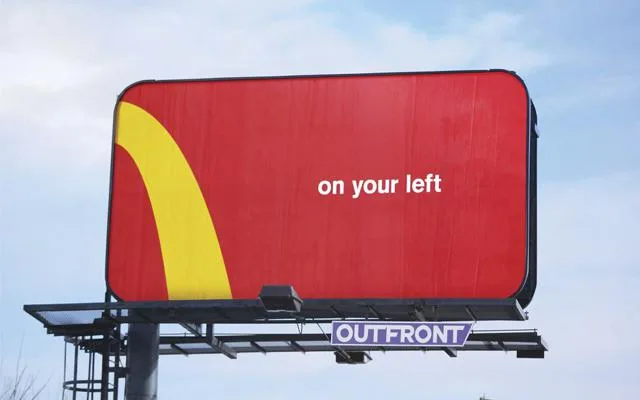 McDonalds Banner Advertisement