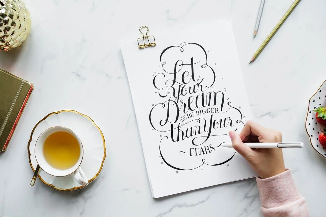 Let Your Dream be Bigger than Your Fears - Intagram Caption