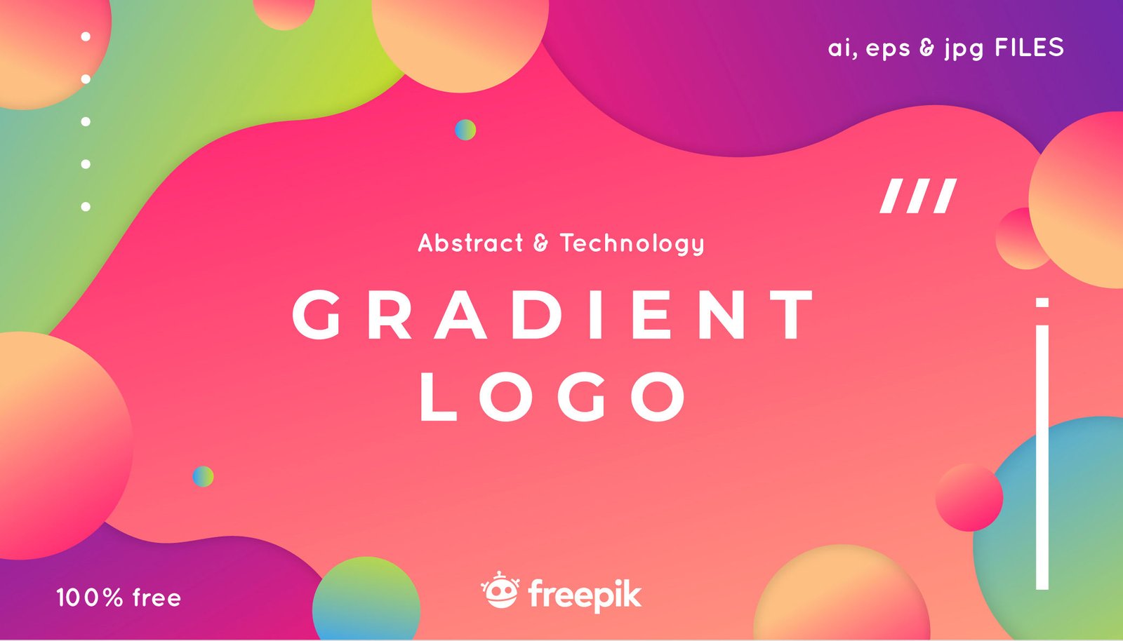 Free Abstract And Technology Gradient Logos
