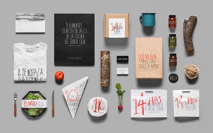 Santa Cruz Restaurant identity package