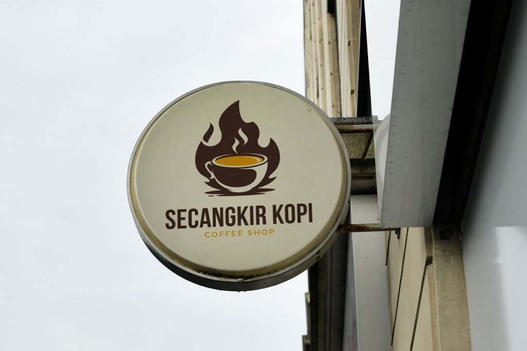 Free Hot Coffee Logo Template (AI, EPS)