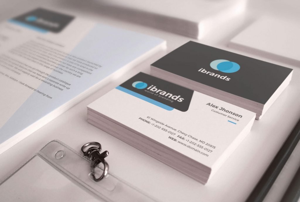 Freebie: Two Circle Business Card + Letterhead Template (PSD)