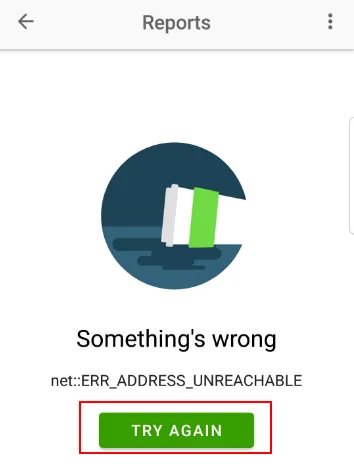UpWork App Error Messages