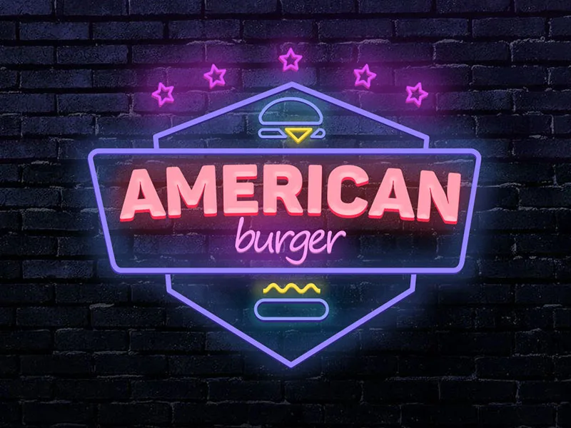 American Burger Logo