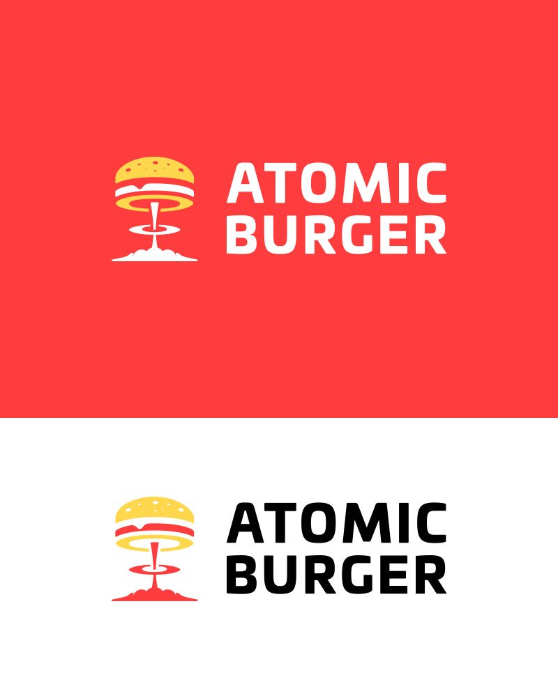 Atomic Burger Logo