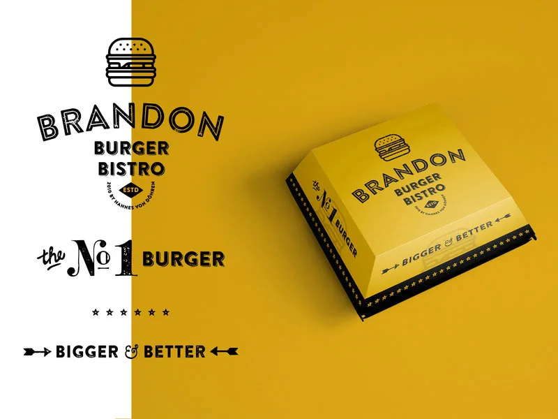 Brandon + Burger Logo