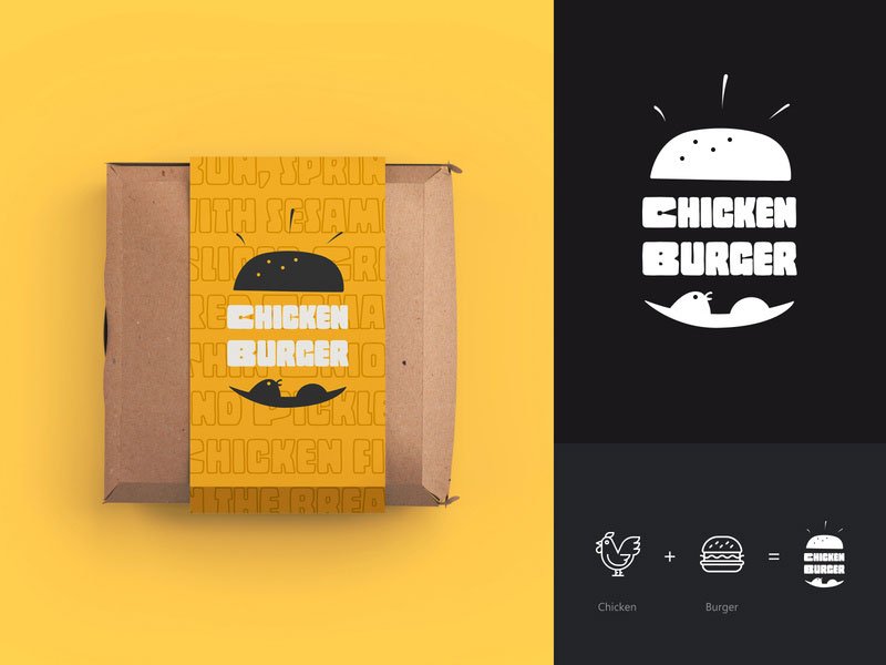 Chicken Burger Logo