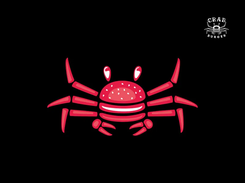 Crab Burger Logo