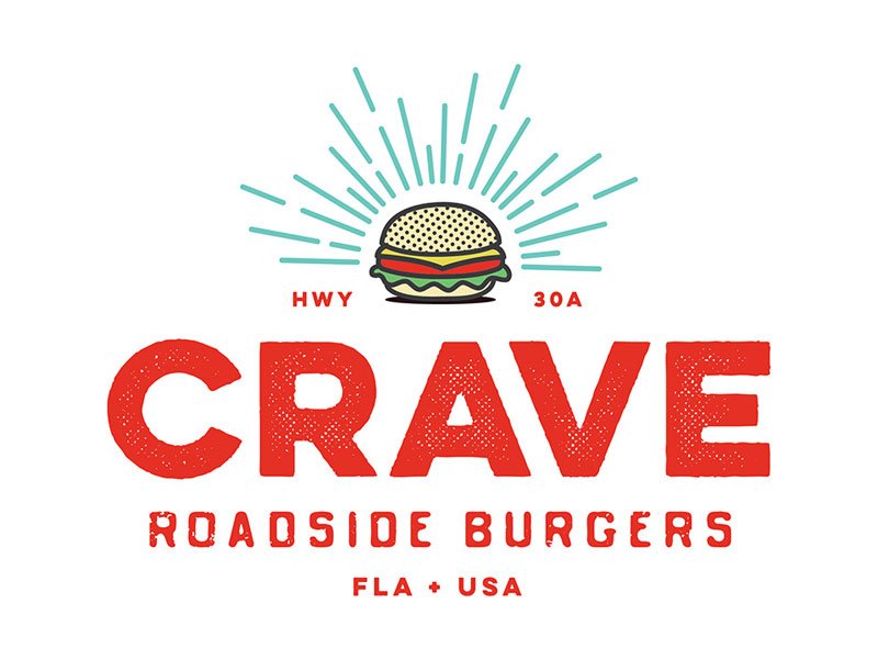 Crave Roadside Burgers Logo