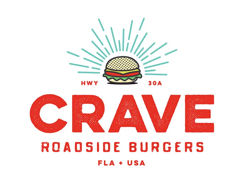 Crave Roadside Burgers Logo