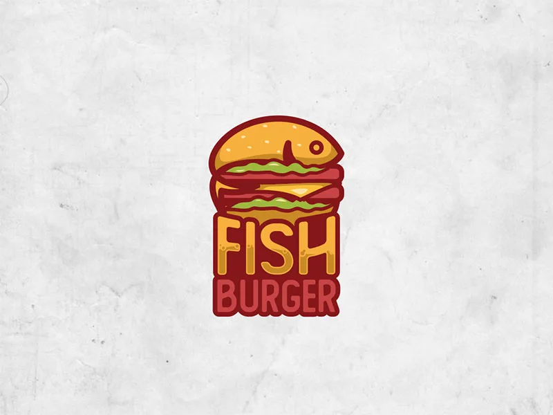 Fish Burger Logo