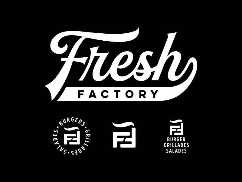 Fresh Factory Burger Logo