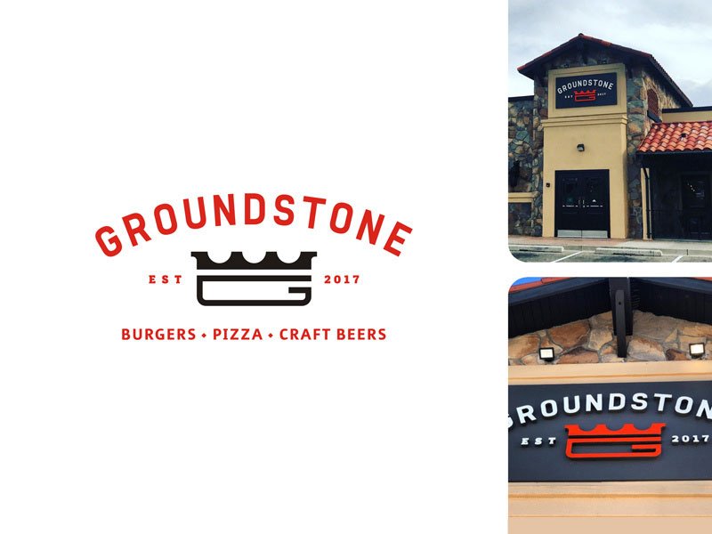 Groundstone Burger Logo