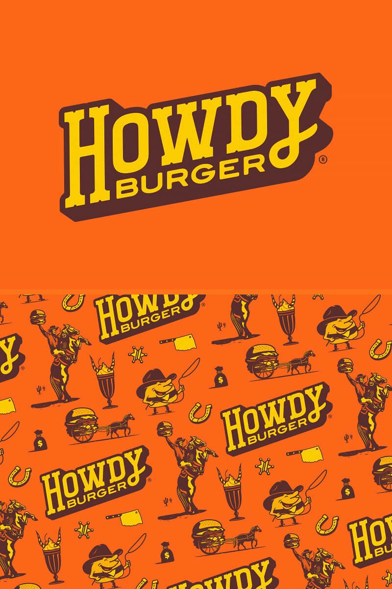 Howdy Burger Logotype