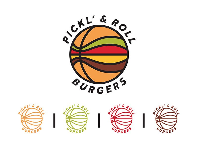 Pickl' & Roll Burgers Logo