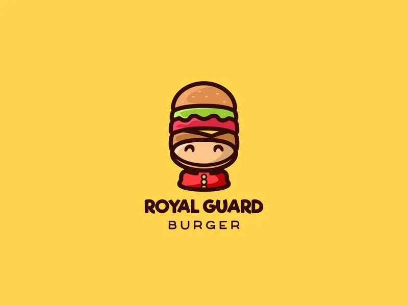 Royal Guard Burger Logo