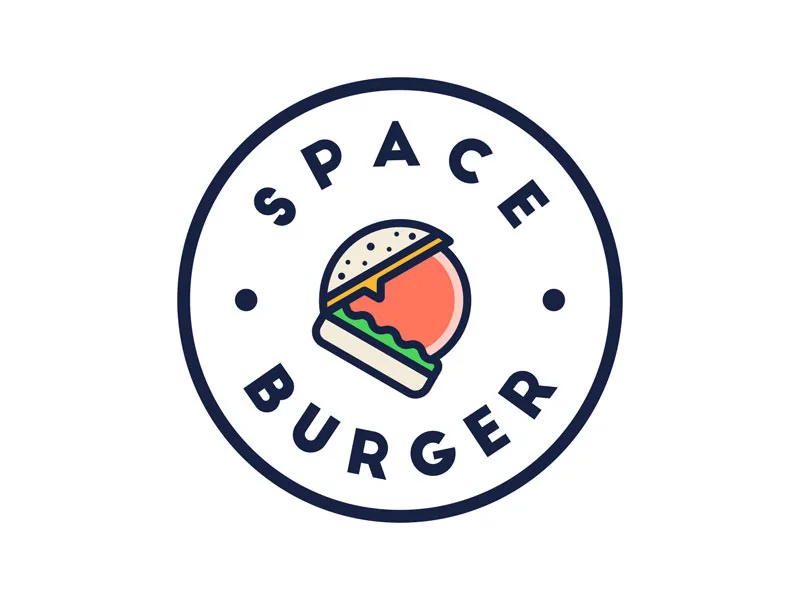 Space Burger Logo