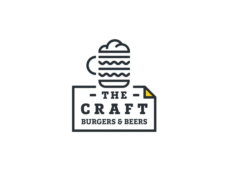 The Craft - burgers & beers Logo