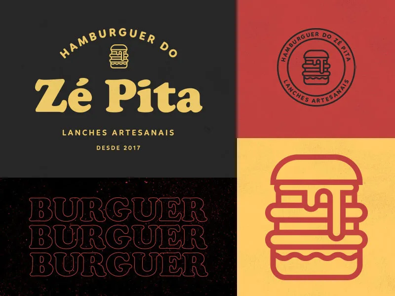 Ze Pita's Burger Logo