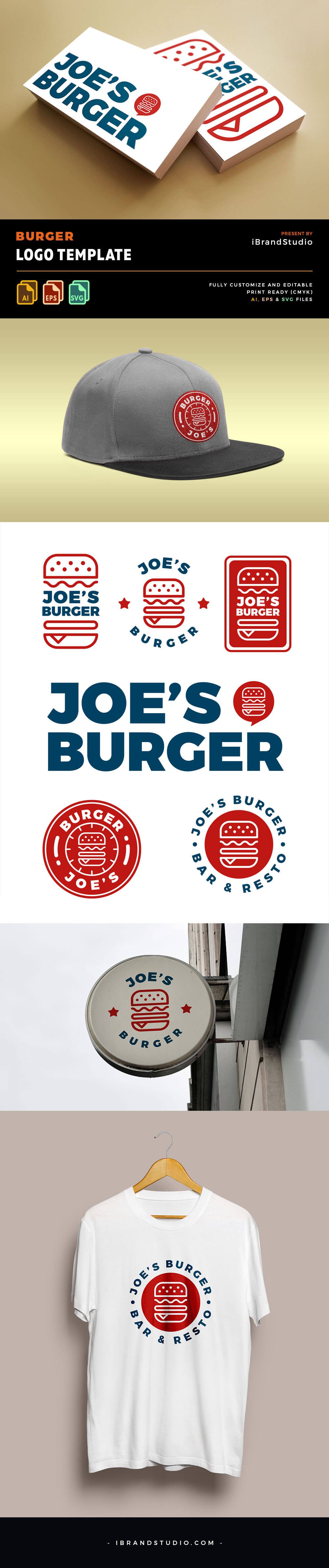 Free Burger Logo Templates