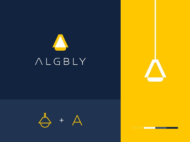 Light Bulb Logo - Algbly by Ahmed creatives