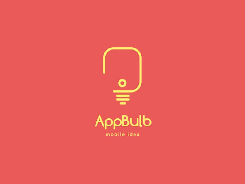 Light Bulb Logo - AppBulb Logo by Antonina Katskel