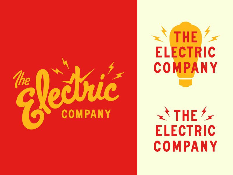 Light Bulb Logo - The Electric Company by Kira Crugnale