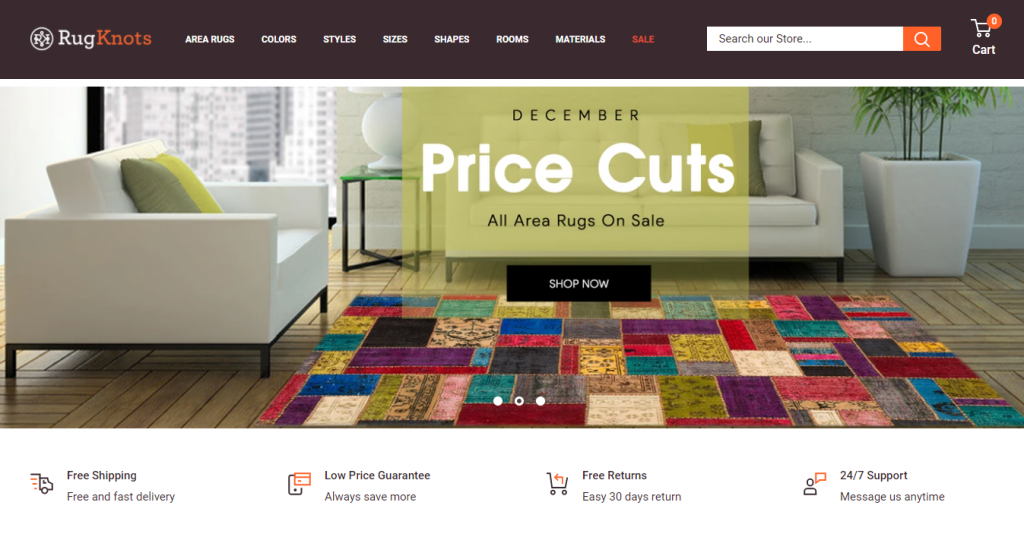 How Rugs Sites Can Fascinate More Customers with Their Effective Layout