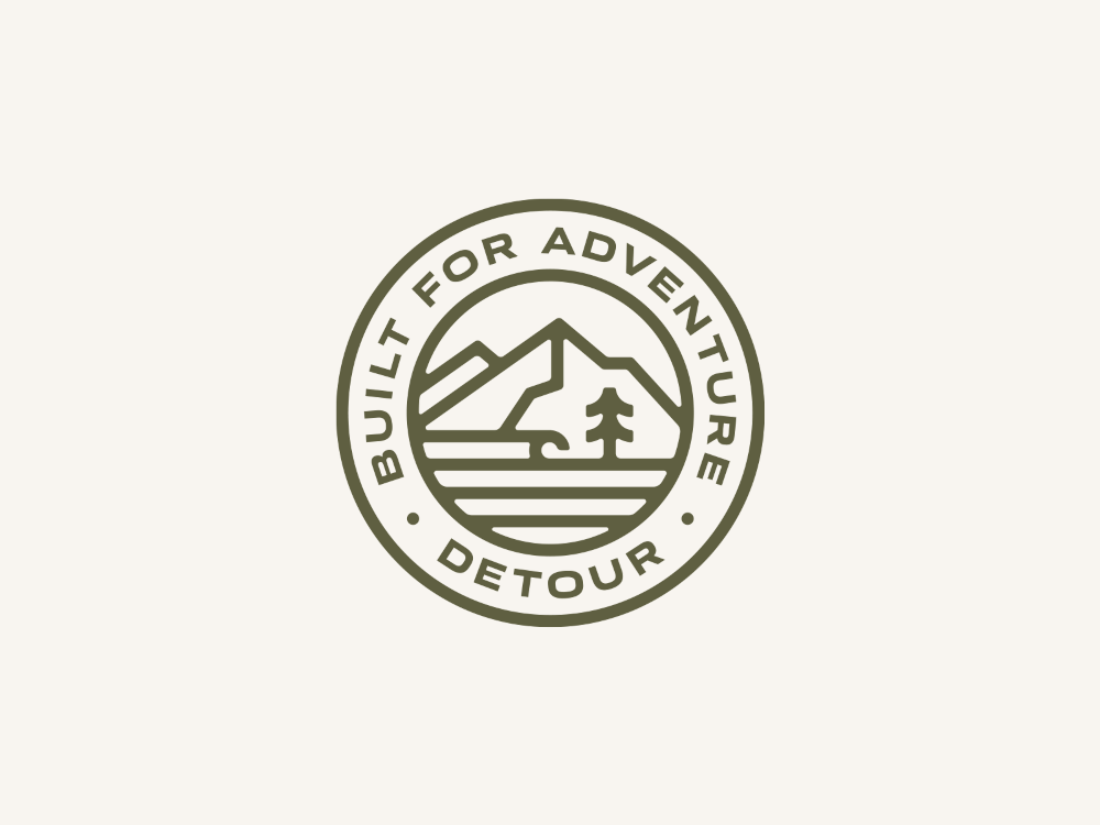 Adventure logo with border