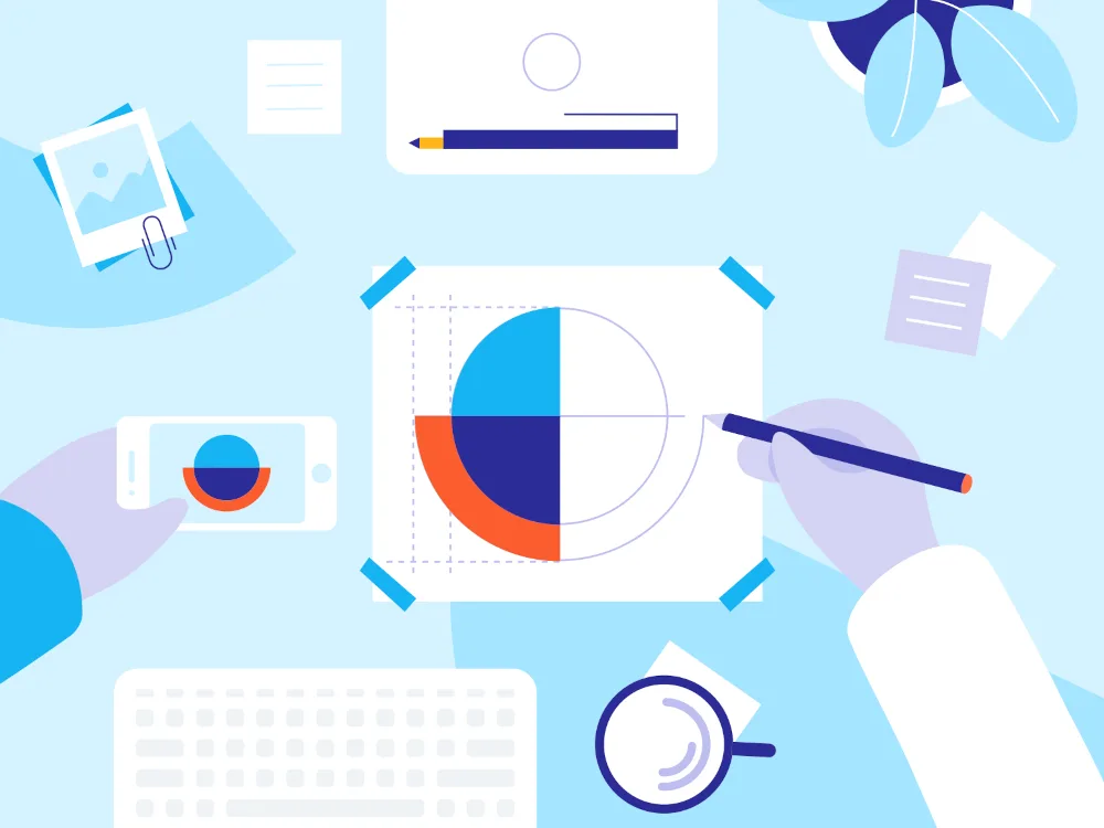 Brand logo design process