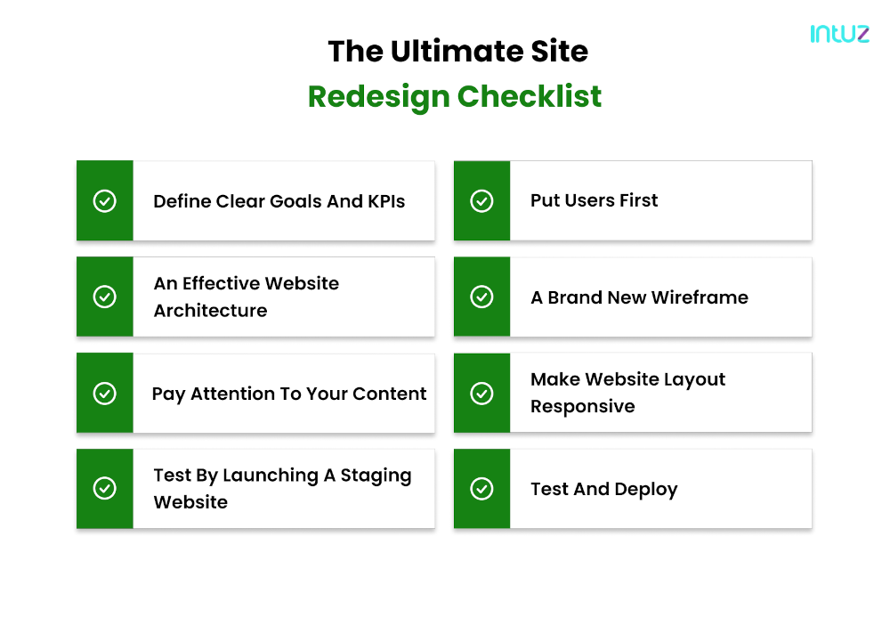 The Ultimate Site Redesign Checklist