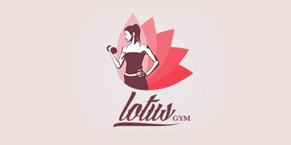 Lotus Gym Logo Design