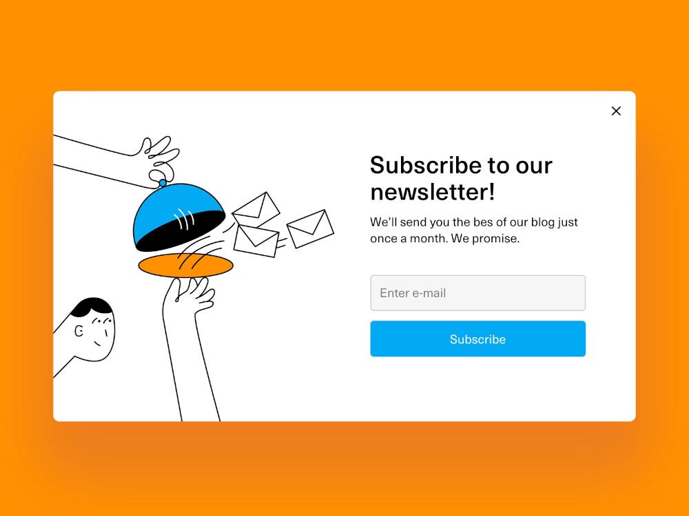 6 Pop-Up Examples And Types: How To Grow Subscribers