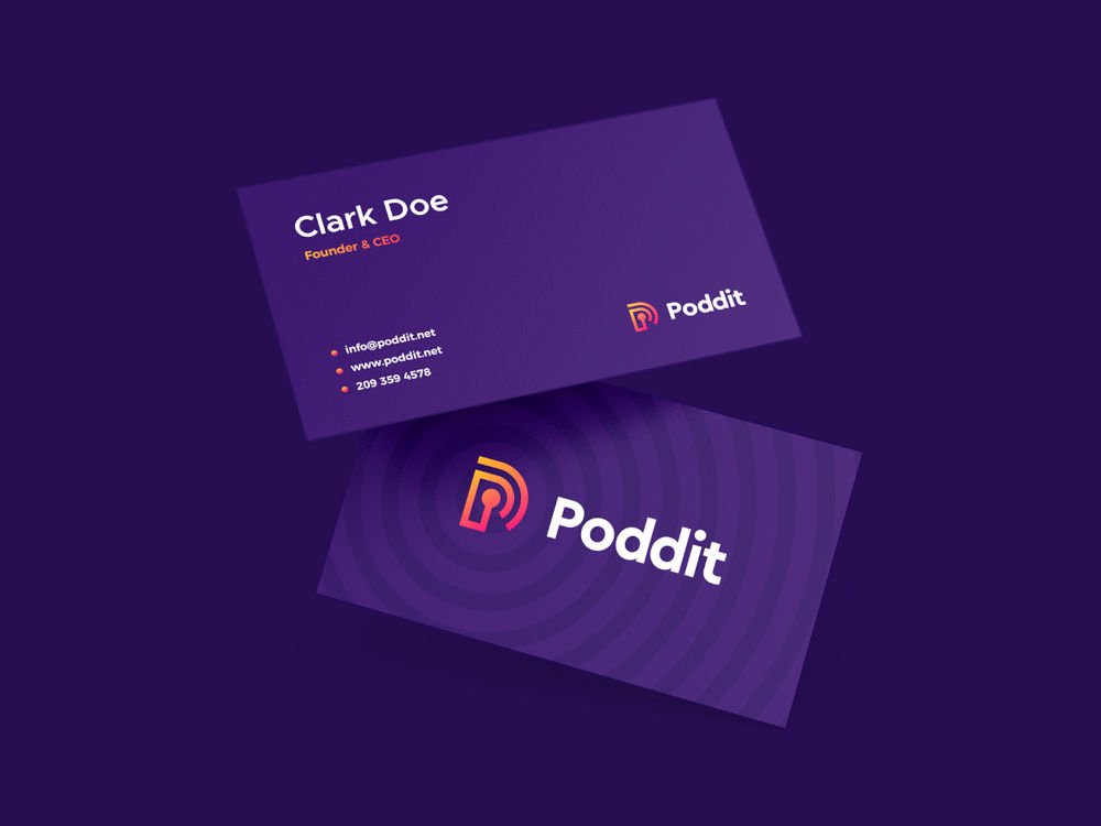 Purple Business Card