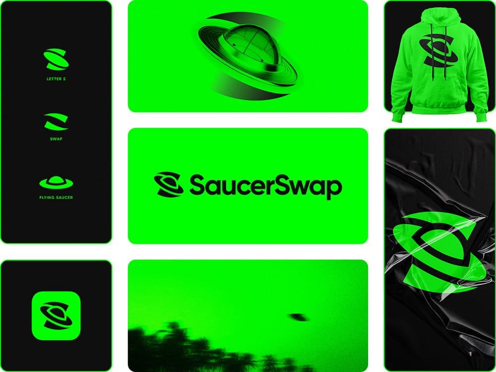 SaucerSwap Logo Design by Logorado