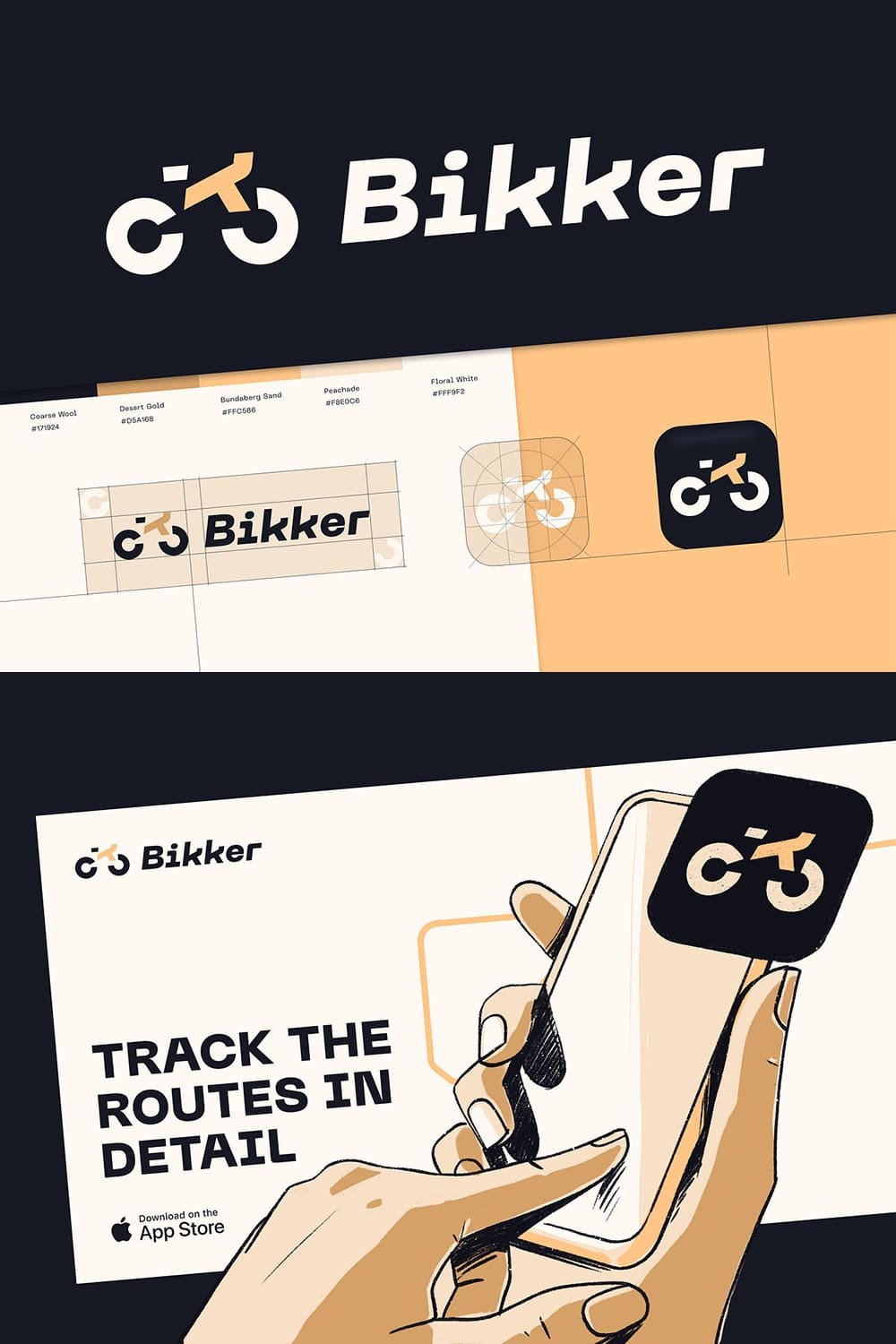 Bikker Service Logo Design by tubik UX