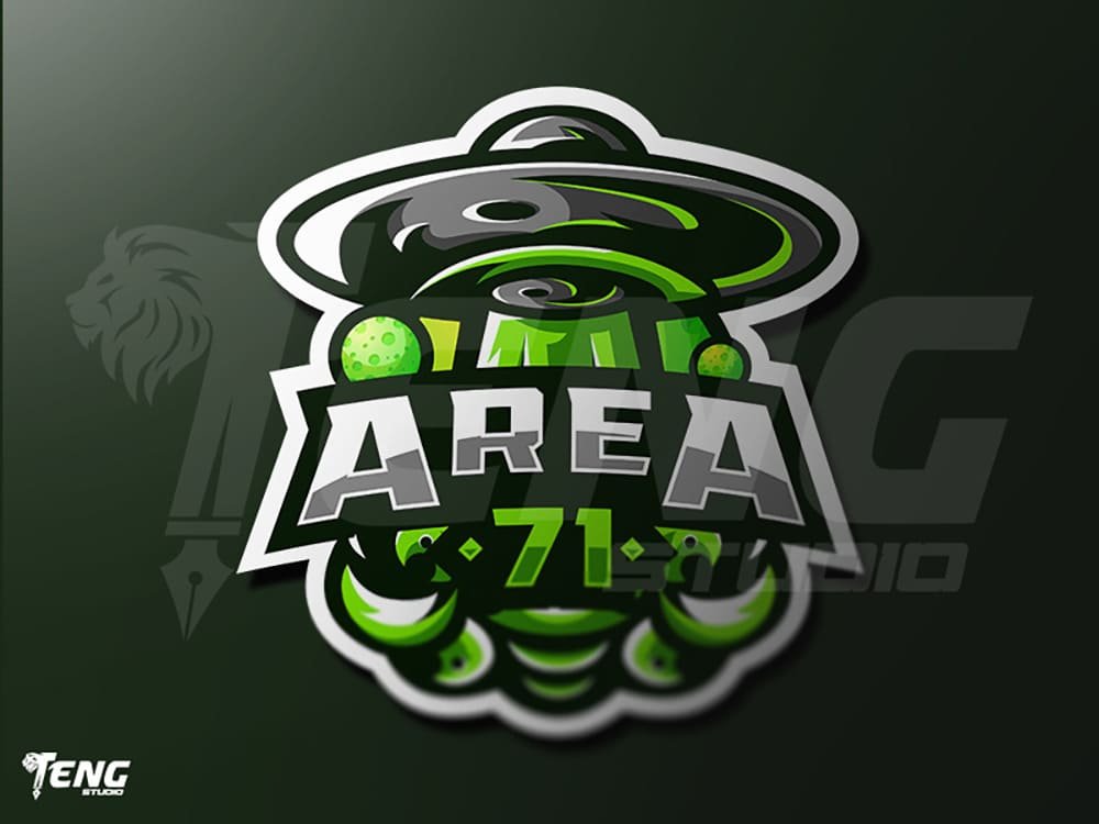 UFO AREA 71 MASCOT LOGO by Teng Studio