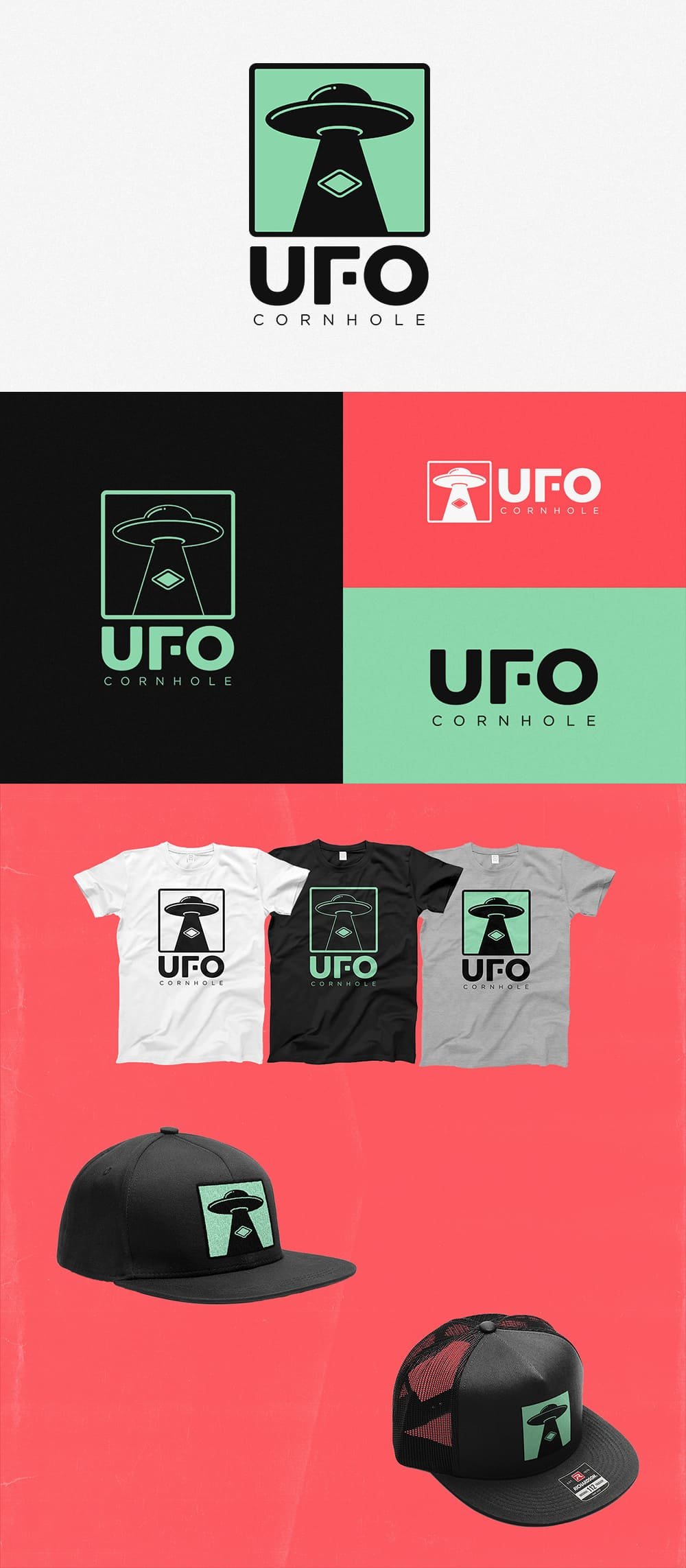 UFO Cornhole - Branding by Daniel Helm