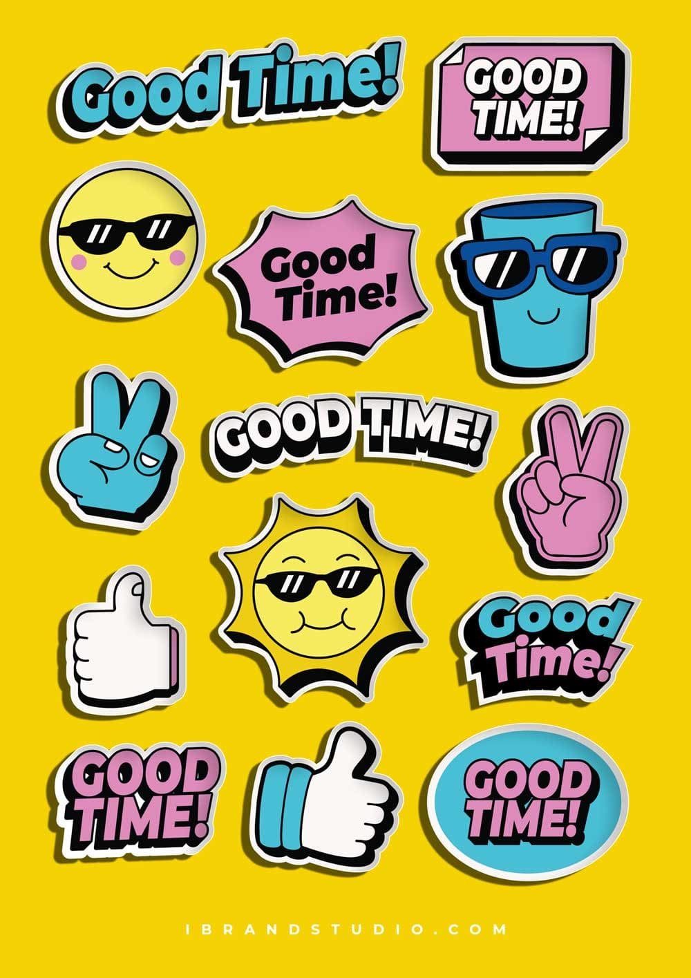 Free "Good Time!" Sticker preview 2